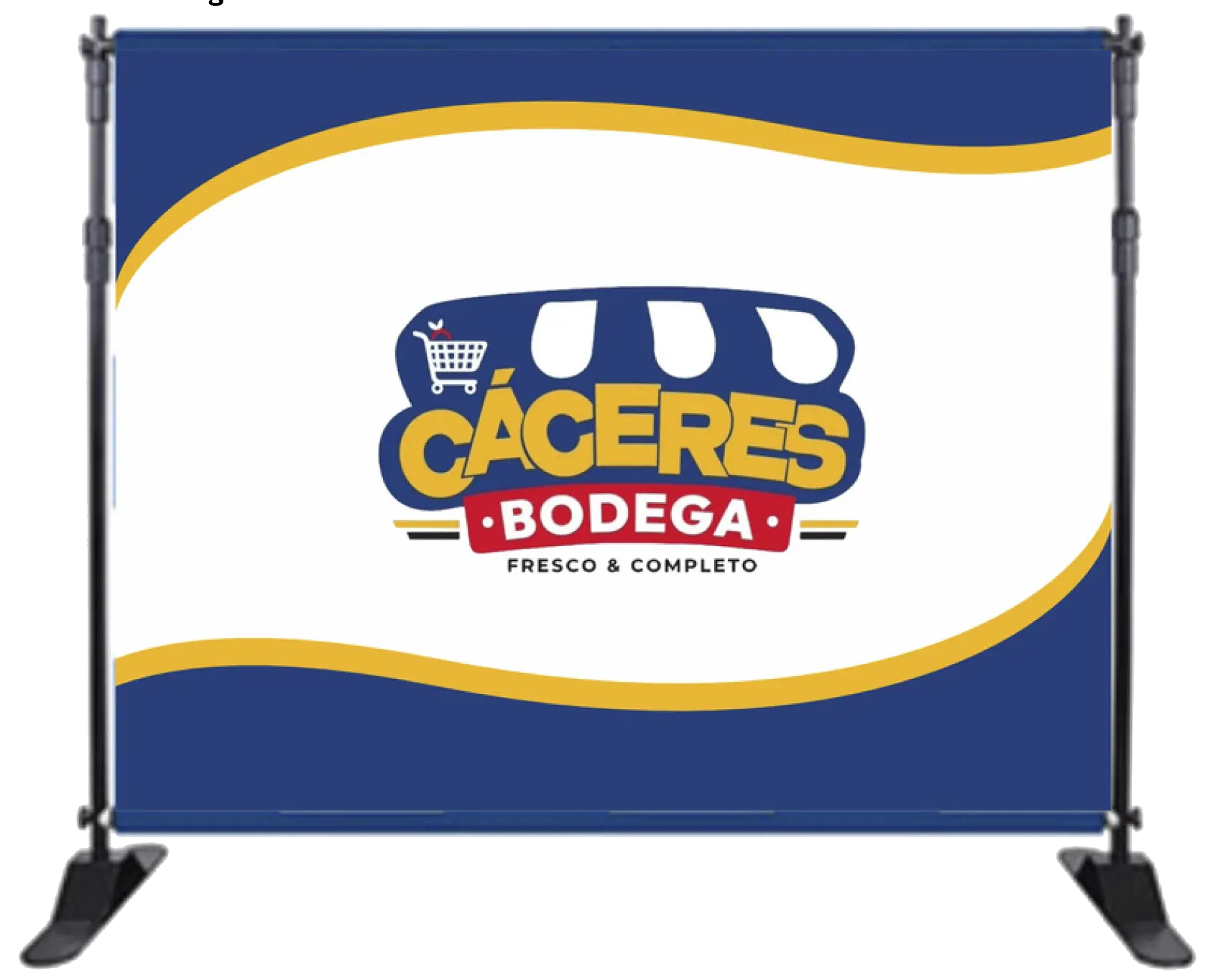 Backing de evento de CÁCERES Bodega